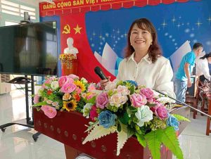 Bà Bùi Thị Thao ( BTCB - HT) phát biểu chỉ đạo hội nghị